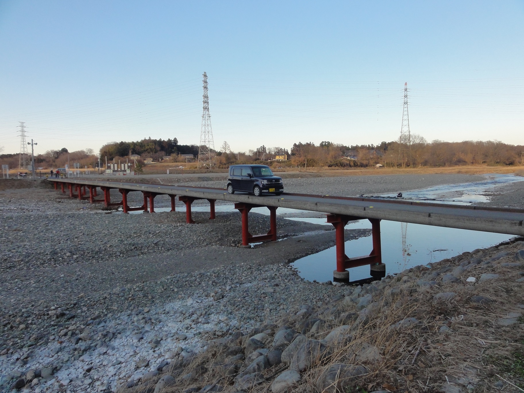 沈む橋を探索してみた 中央大学学員会日野支部 二輪同好会